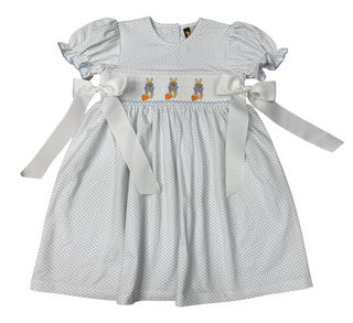 Banana Split Peter Rabbit Smocked Dress