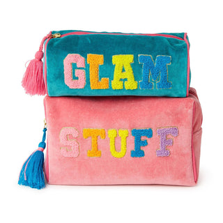 2 Chic Velvet Latter Pouches