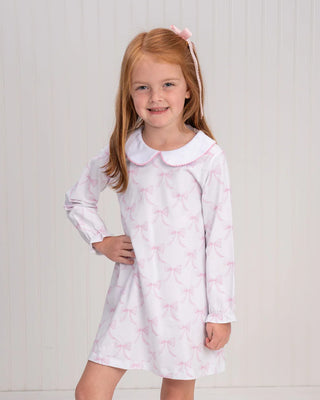 The Oaks Presley Kait Bubblegum Bows Knit Dress