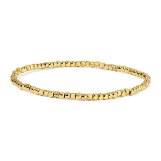Gold/Silver Mixed Cube & Round Bracelet Assortment