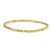 Gold Cube Bracelet 2.5MM