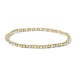 Silver & Gold Cube Bracelet 2.5MM