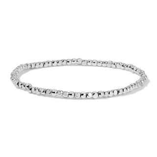 Gold/Silver Mixed Cube & Round Bracelet Assortment