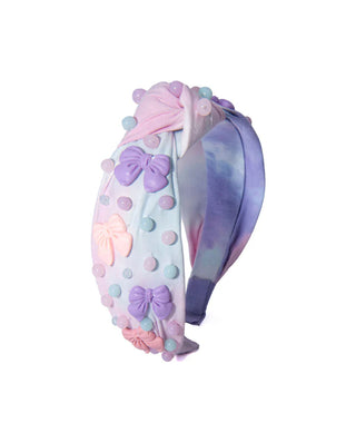 Bari Lynn Bow Pearl Knot Headband