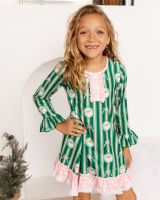 Sugar Bee Storybook Santa gown with bloomers