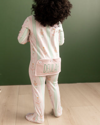 Sugar Bee Nutcracker ruffle zippy pajamas, additional view