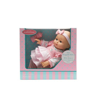 Madame Alexander- 14" Baby Cuddles Pink Floral- Light Skin Tone