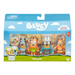 Bluey Family 4pk Figure Set
