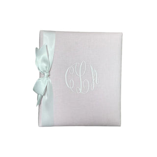 Monogrammed Baby Books with Bow