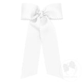 Wee Ones King Scalloped Grosgrain Long Tail Bow