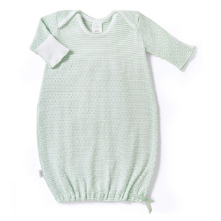 Party Overlap Knit shoulder Gown- NB