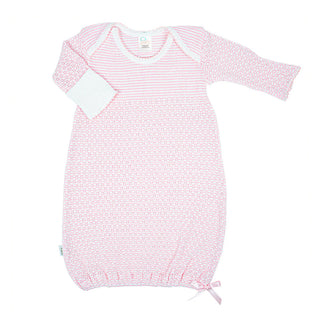 Party Overlap Knit shoulder Gown- NB