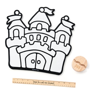 Doodleface Eraseable Crayon Board Castle