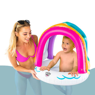 Big Mouth Rainbow Lil Canopy Pool Float