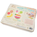 Wooden Farm-to-Table Cutting Food Playset
