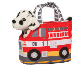 Sassy Pet Sak -  Fire Truck w/ Dalmation