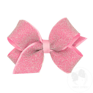 Medium Metallic Sparkle Lurex with Grosgrain Underlay Hair Bow