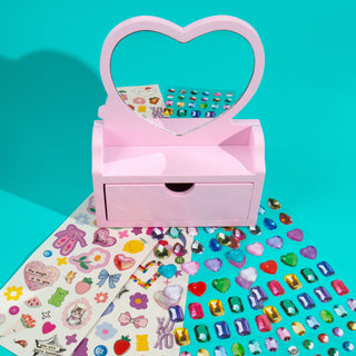 Wander Bloom DIY Pink Wooden Mini Vanity
