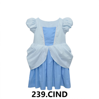 Blue Cinderella Princess Costume Dress