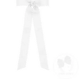 Wee Ones Mini Scalloped Grosgrain Long Tail Bow