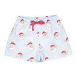 Sal & Pimenta Classic Blue  Santa Swim Trunks