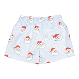 Sal & Pimenta Classic Blue  Santa Swim Trunks