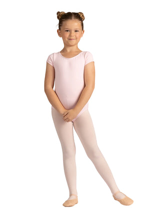 Amara Heart Cap Sleeve Pink Leotard