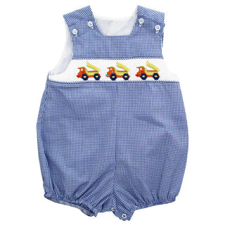 Bailey Boys Smocked Dump Truck Bubble