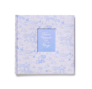 Thank Heaven Animal Toile Fabric Cover Photo Album with Front Window