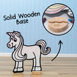 Doodleface Eraseable Crayon Board Unicorn