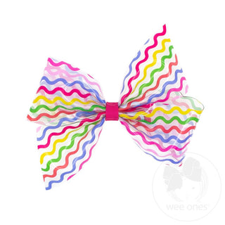 King Wee Print Vinyl Bow