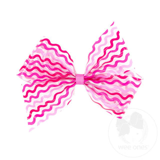 King Wee Print Vinyl Bow
