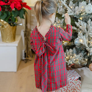 Bailey Boys Red Tartan Plaid Aline Dress