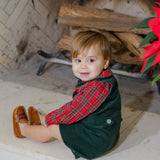 Bailey Boys Red Tartan Plaid Shirt