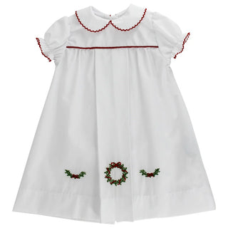 Bailey Boys White Wreath Daygown