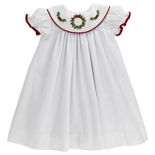 Bailey Boys White Wreath Float Dress