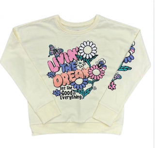 Paper Flower Living the Dream Graphic Sweatshirt