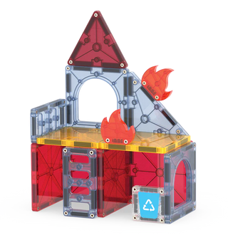 27pc Magna Tiles Fire Rescue