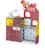 50pc Magna Tiles Fire Station