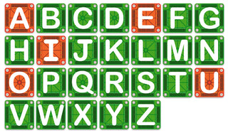 Magna-tiles Learn Letters 56 PC Set