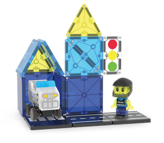 20pc Magna Tiles Police Patrol