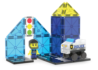 20pc Magna Tiles Police Patrol