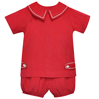 Red Madison Short Set