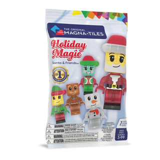 Magna-Tiles Holiday Santa and Friends Blind Bag Figure Pack