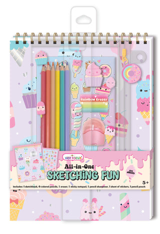 All-in-One Sketching Fun Set - Sweet