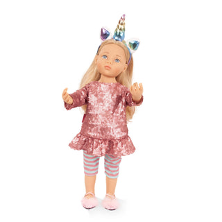 Götz Happy Kidz Anna poseable doll in action pose
