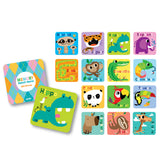 Memory Match Game - Wild Animals