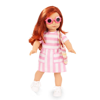 Julia doll wearing sunglasses