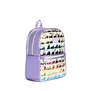 State Backpack - Kane Kids - Lilac Quilted Sequin