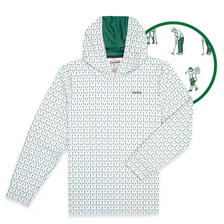 Youth Caddie Bogey Hoodie - Green/White